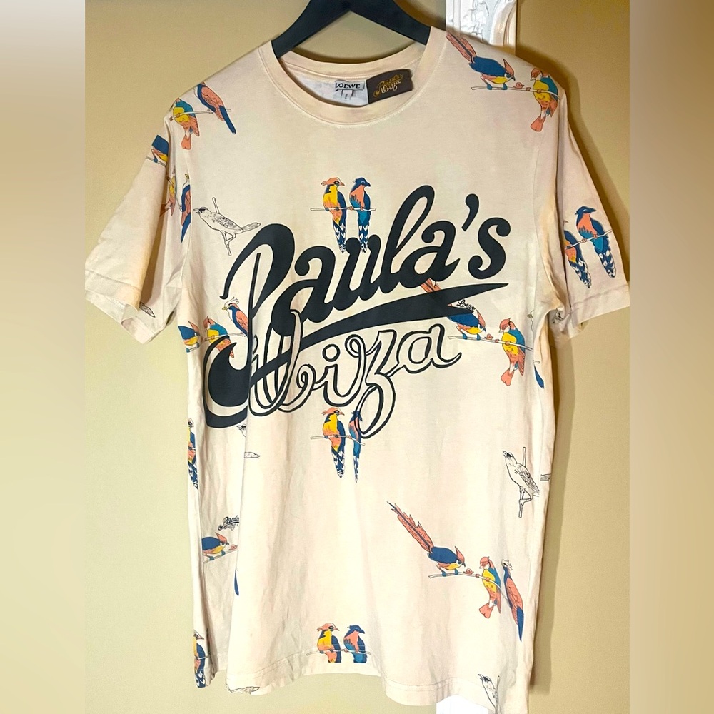 LOEWE - Paula's Ibiza Printed Cotton-Jersey T-Shirt - Neutrals